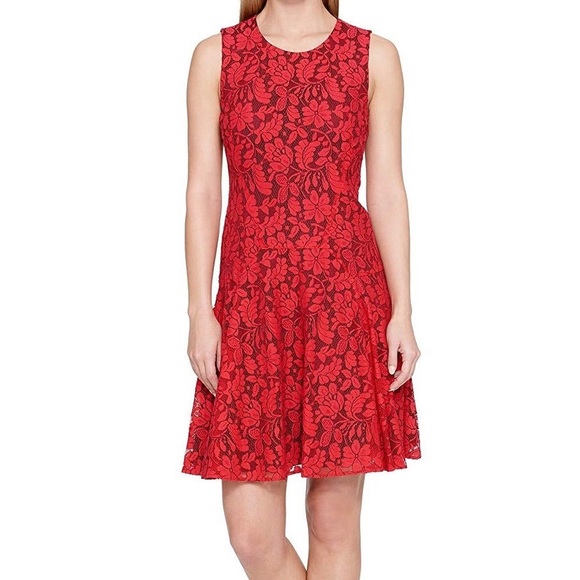 drop waist a line dress